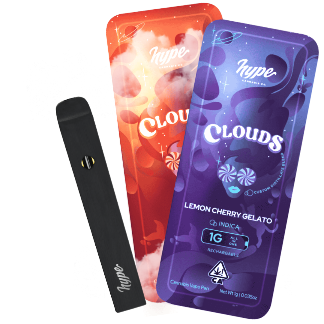 Hype Clouds distillate vape VIBE Sacramento DISPENSARY